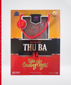 Bò khô Thu Ba - Bò khô sợi loại 500g (Hộp giấy)